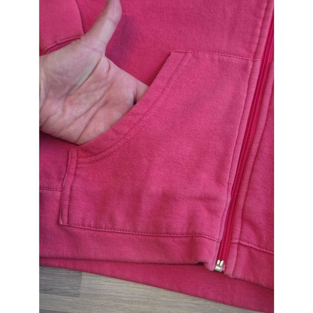 🇬🇪🍑Avalanche Coral Fleece Lined Zippered Front Hoodie Sweatshirt Large - Picture 9 of 12